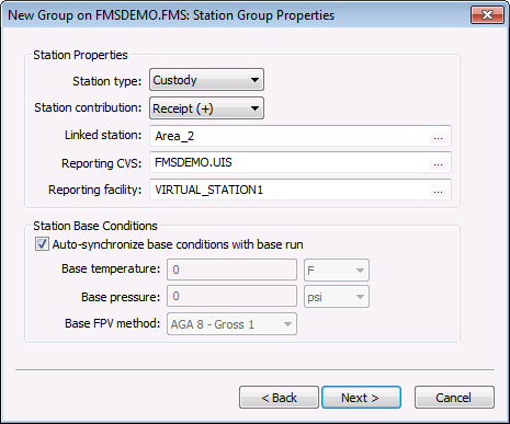 Station Group Properties